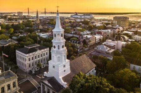 Charleston, SC aerial view